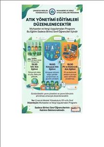 Atık Yönetimi Eğitimleri Düzenlenecektir